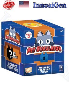 Pet Simulator X Series 2 Mystery Treasure Plush BIG Games NWT Collectible Toy